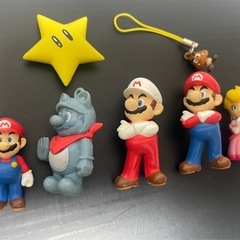 マリオシリーズのフィギュア（ミニ）の画像