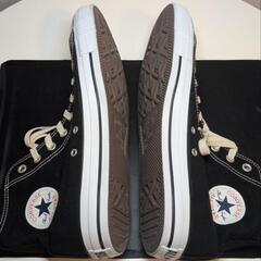 CONVERSE ALLSTAR HI ブラック/ホワイト コンバース オールスター ハイ 30cm デカ履きにもの画像