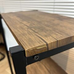 3段ラック（30奥行き x 50幅 x 77.5高さ cm）木目、オープンラックの画像