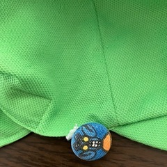 kirinnji キリンジ　カラー帽子　緑　ワッペン付きの画像