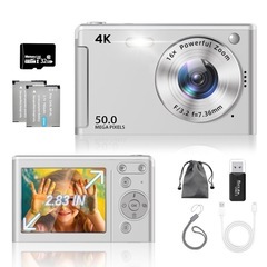 【新品未使用】デジカメ 4K動画 50MP画像 デジタルカメラ ...