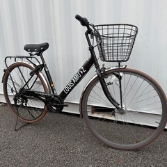 【都内/千葉引取】街乗り用自転車 27インチ カゴ/鍵/オートラ...
