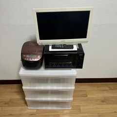 3段BOX炊飯器TVトースター