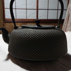 未使用、南部鉄瓶の画像