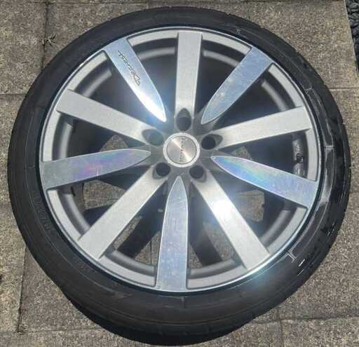 手渡し限定 ROJAM ディアレスト 20in 8.5J PCD114.3 NITTO ニットー 245/40R20 ヴェルファイア エルグランド