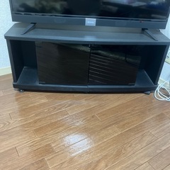 テレビ台　受け取り決定
