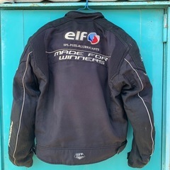 ELF MOTO SPORTS バイクジャケット 黒の画像