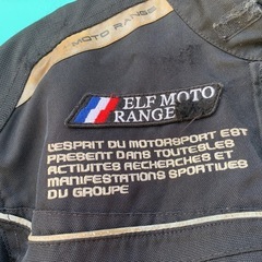 ELF MOTO SPORTS バイクジャケット 黒の画像