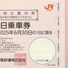 【全国配送】ＪＲ九州株主優待　１日乗車券