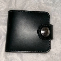 姫路レザー　　二つ折り財布　新品