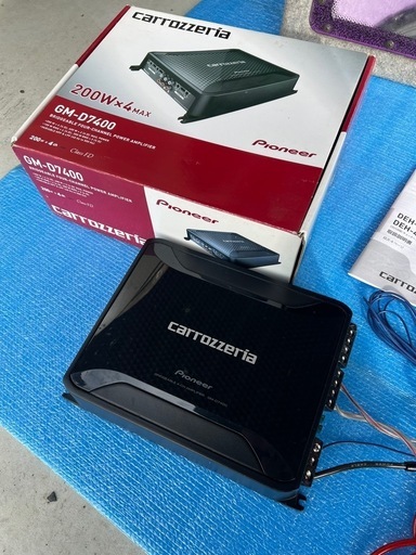 カロッツェリアウーファー、アンプ配線セット