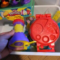 粘土遊びｐｌａｙｄｏｈハンバーガーショップの画像