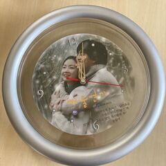 新品、韓国ドラマの画入り壁掛け時計差し上げます