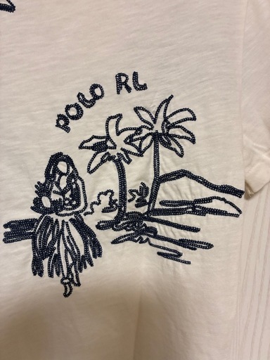 ラルフローレン　半袖Tシャツ　ハワイ　アロハ　Sサイズ　刺繍