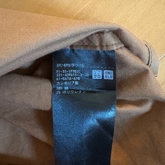《UNIQLO》ブラウン ワークシャツ Sサイズ｜羽織りにも便利な万能アイテムの画像
