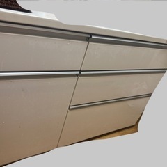 キッチンサイドボード　大きめ白