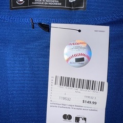 菊池雄星　ブルージェイズ　レプリカユニフォーム　Lサイズ　MLB公式　NIKEの画像