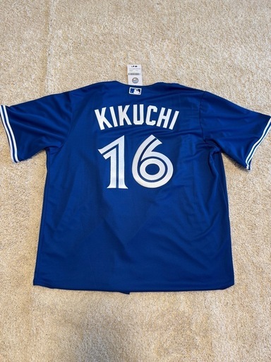 菊池雄星　ブルージェイズ　レプリカユニフォーム　Lサイズ　MLB公式　NIKE mlb-230423kik02_1.jpg