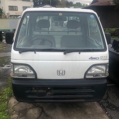 ホンダアクティ軽トラック・4WD・車検2年付き　総額25万円