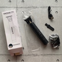 バリカン　USB 充電式 刈り上げ ツーブロック ブラック ドラゴンの画像