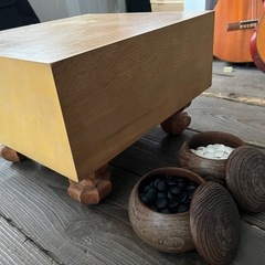 囲碁 榧？スプルース？那智石 蛤の画像