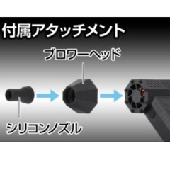 GENTOS ジェントス 充電式小型ブロワー 疾風 はやて HYT-4L の画像