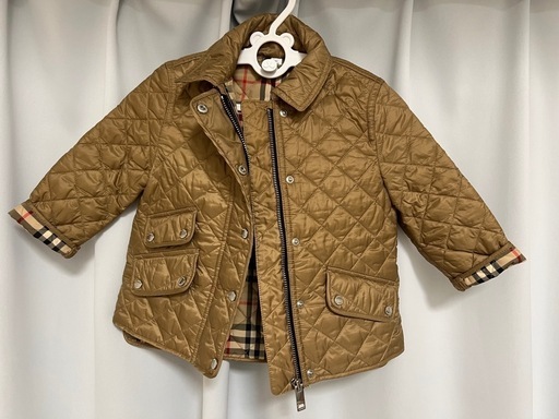 バーバリー キッズ キルティングジャケット 98cm