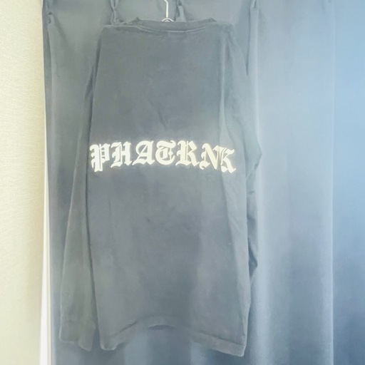 PHATRNK ロゴ 長袖カットソー 黒