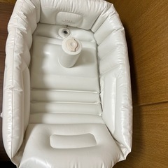【美品・現行品】リッチェル ふかふかベビーバスプラスK 新生児期...