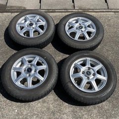 軽自動車用 スタッドレスタイヤアルミホイール付き 145/80R...