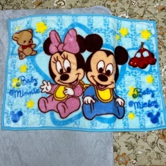 ベビーミッキー ミニー ひざ掛け毛布