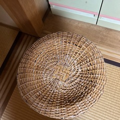 籐イスの画像
