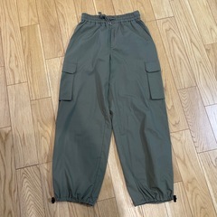 GU カーゴパンツ S カーキ 美品