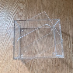 無印良品　アクリルティシューボックス／卓上用