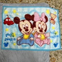 ベビーミッキー ミニー ひざ掛け毛布の画像