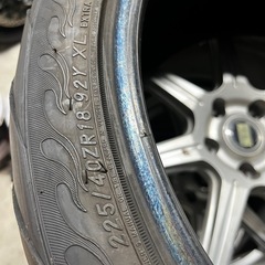 ファイナリスト　225/40R18  4本　中古バリ山の画像