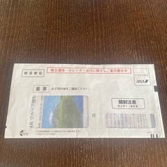 ANAグループ株主優待券