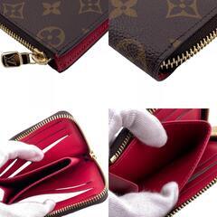 ルイヴィトン LOUIS VUITTON カードケース モノグラム ノアコンパクト 財布 L字ファスナー  ポルトフォイユ M83676 ブラウンの画像