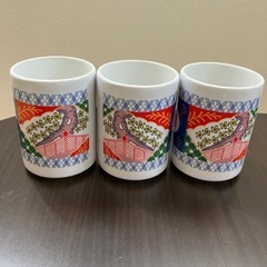築地　金子半之助　新品　
湯呑み3個セットの画像