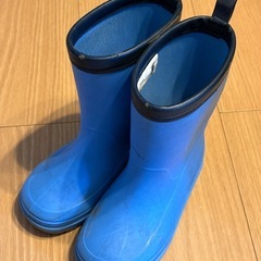 長靴　青　16cm