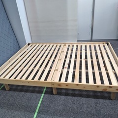 ダブルベッド【町田市再生家具】　250350の画像
