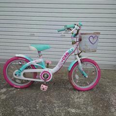 女児用自転車の画像