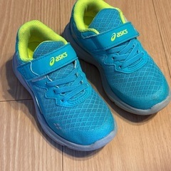 靴　アシックス　17cm