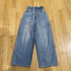 FUN ハイウエストライトブルーデニムパンツ M