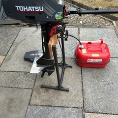 トーハツ　船外機　2馬力3.5馬力　外部タンク