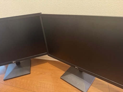 LG デュアルモニター 2台 USB接続 モニター台