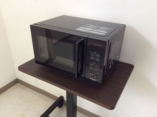 (5/29受渡済)JT10749【HITACHI/日立 電子レンジ】美品 2023年製 HMR-MF22A-K 家電 キッチン フラットテーブル 出力4段階 横開き