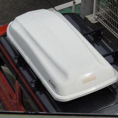 inno ルーフボックス BRQ33 白 中古 左開き ルーフB...