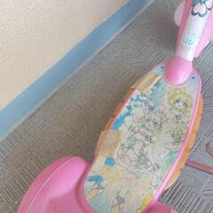 【お話中】子供用自転車  18インチ＆プリキュアのキックボードの画像