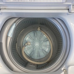 K2505-274 AQUA AQW-S6E7(KW)2019年製洗濯機 動作確認済 キズ汚れ有りの画像
